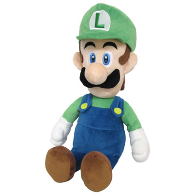 Image of Little Buddies Super Mario Bros Luigi Plush