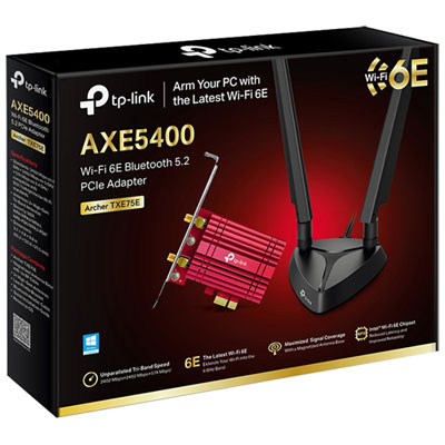 TP-Link Archer Wireless AXE5400 Wi-Fi 6E Bluetooth 5.2 PCI-e Adapter  (TXE75E)