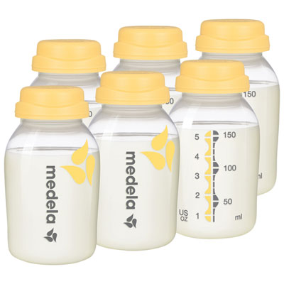 Medela 5 oz. Breast Milk Bottle Set - 6-Pack - Clear Love these BUT starting to warp!