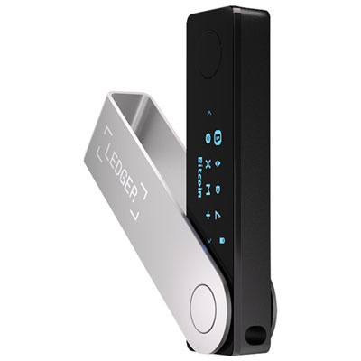 Image of Ledger Nano X Crypto Hardware Wallet - Onyx Black