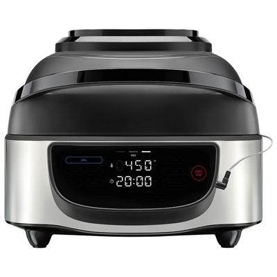 Image of Chefman Air Fryer Grill - 7.4Qt/7L - Stainless Steel/Black