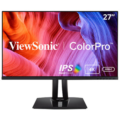 Viewsonic 27" 4K Ultra HD 60Hz 5ms GTG IPS LED Monitor (VP2756-4K) - Black