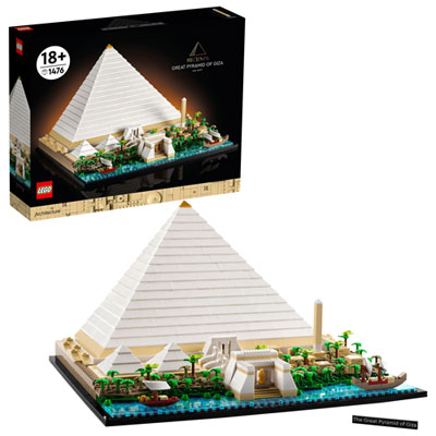 Image of LEGO Architecture: Great Pyramid of Giza - 1476 Pieces (21058)