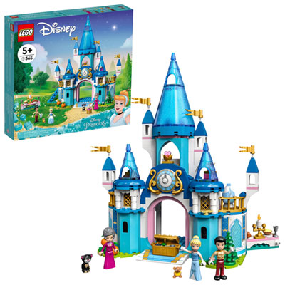 Image of LEGO Disney Princess: Cinderella and Prince Charming's Castle - 365 Pieces (43206)