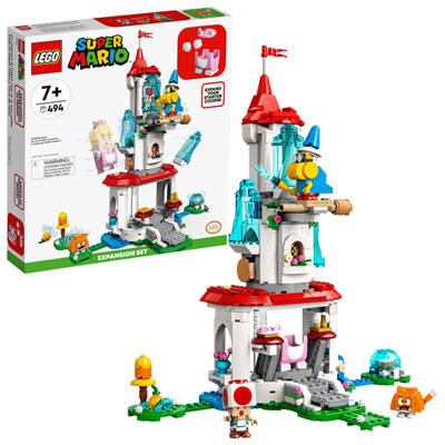 Image of LEGO Super Mario: Cat Peach Suit and Frozen Tower Expansion Set - 494 Pieces (71407)