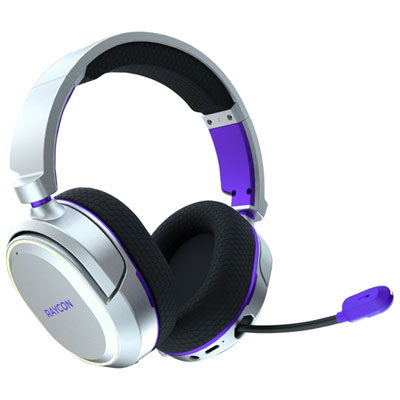 Image of Raycon Gaming Over-Ear Bluetooth Headphones - Silver