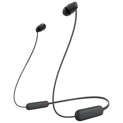 Image of Sony WIC100 In-Ear Bluetooth Headphones - Black