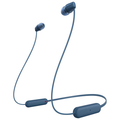 Image of Sony WIC100 In-Ear Bluetooth Headphones - Blue