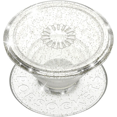 Prise Extensible À Support Universel Popgrip De Popsockets Pour Cellulaire - Argenté Transparent Love that it matches my case and looks great