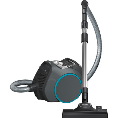 Image of Miele Boost CX1 Compact Bagless Canister Vacuum - Graphite Grey/Blue