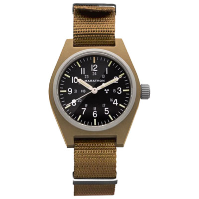 Image of Marathon General Purpose Mechanical 34mm Watch - Desert Tan/Black