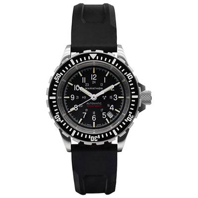 Image of Marathon Search & Rescue Diver 41mm Automatic Watch - Black