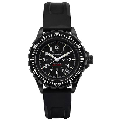 Image of Marathon Anthracite Diver 41mm Automatic Watch - Black