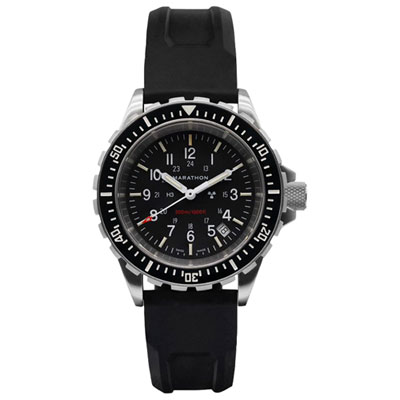 Image of Marathon Search & Rescue Diver Quartz 41mm Watch - Black