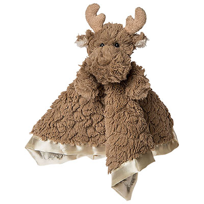Image of Mary Meyers Putty Nursery Plush Blanket - Moose