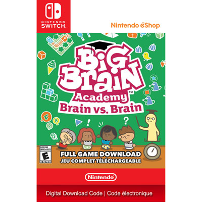 Big Brain Academy: Brain vs. Brain (Switch) - Digital Download