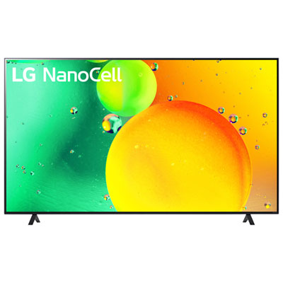 LG NanoCell 86" 4K UHD HDR LED webOS Smart TV (86NANO75UQA) - 2022 - Ashed Blue Decent TV for the price