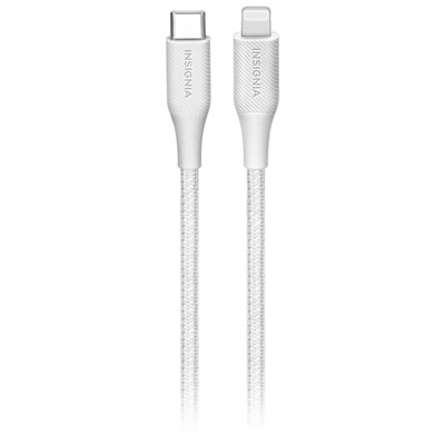 Câble Usb-C À Lightning De 1,8 M (5,9 Pi) D'insignia (Ns-Mclc6Wh23-C) - Blanc I love it