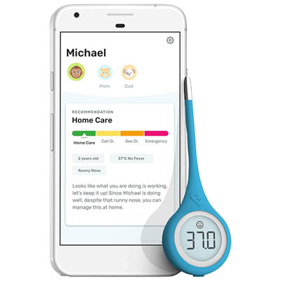 Image of Kinsa QuickCare Digital Smart Thermometer