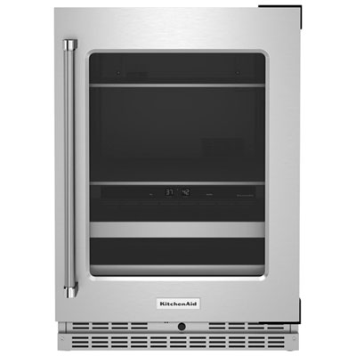 KitchenAid Undercounter 4.9 Cu. Ft. Freestanding Beverage Centre (KUBR314KSS) - Stainless Steel [This review was collected as part of a promotion