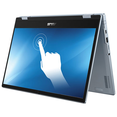 Image of ASUS CX3 14   Touchscreen 2-in-1 Chromebook Flip - AI Blue (Intel i5-1130G7/512GB PCIe SSD/16GB RAM/ChromeOS)