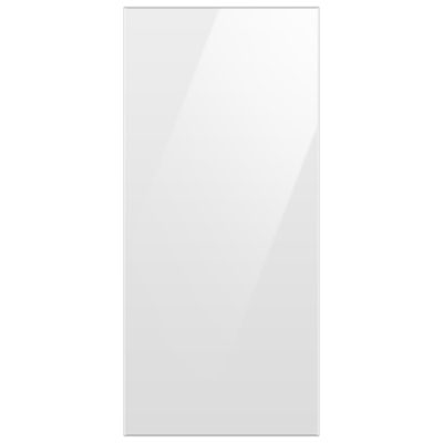 Samsung Panel for BESPOKE 4-Door Flex French Refrigerator - Top Panel - White Glass Oh looks  cute on that corner, easy to clean panels