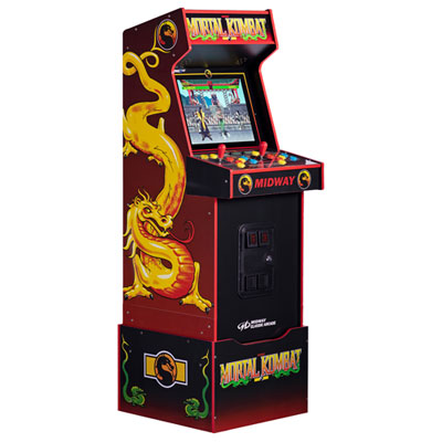 Image of Arcade1Up Midway Legacy Mortal Kombat 30th Anniversary Edition Arcade Machine with Riser