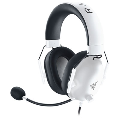 新品Razer BlackShark V2 Pro White Edition Razer BlackShark V2 X Wired Gaming Headset - White | Best