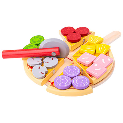 Image of Bigjigs Toys Wooden Cutting Pizza