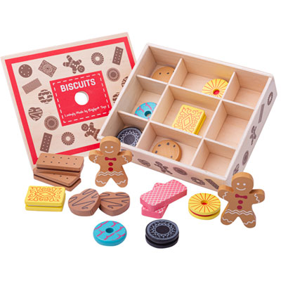 Image of Bigjigs Toys Wooden Biscuit Set