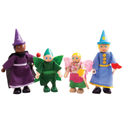 Image of Bigjigs Toys Wooden Fantasy Dolls