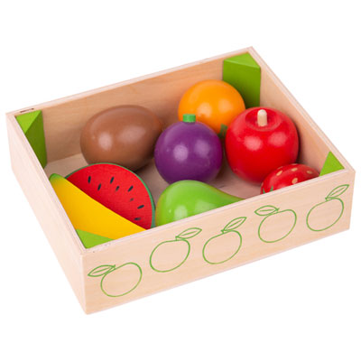 Image of Bigjigs Toys Wooden Fruit Crate