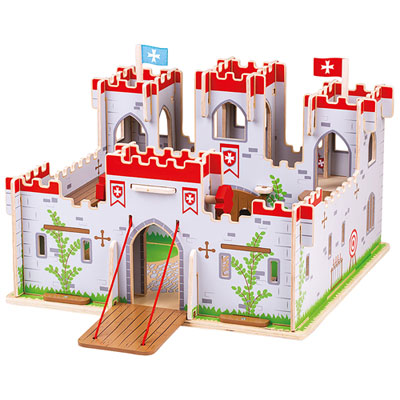 Image of Bigjigs Toys Wooden King George Castle