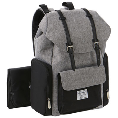 Eddie Bauer Places & Spaces Legend Backpack Diaper Bag - Grey/Black