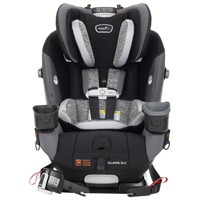 Image of Evenflo All4One DLX All-in-One Booster Car Seat with Sensor Safe - Canyons Grey