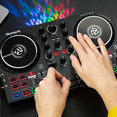 Numark Party Mix II DJ Controller with Built-In Light Show | Best