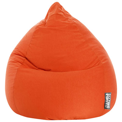 Image of Easy Contemporary Polyester Bean Bag - Orange