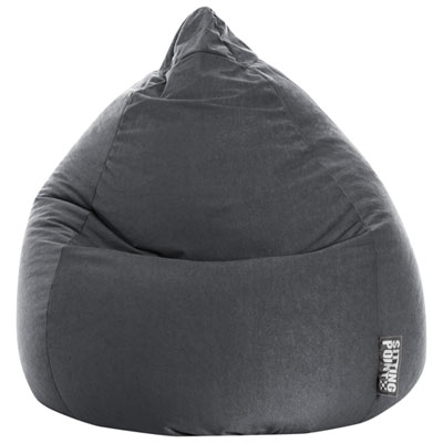Image of Easy Contemporary Polyester Bean Bag - Grey