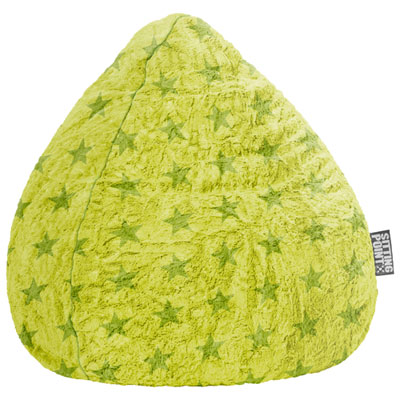 Fauteuil Poire Contemporain En Polyester Fluffy Stars - Vert