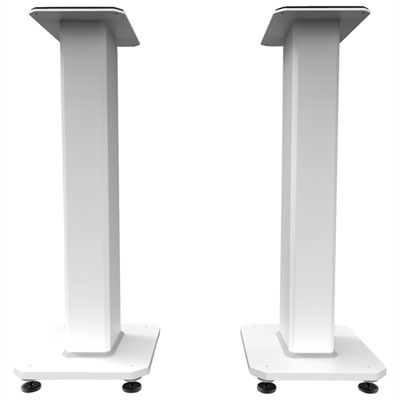 Image of Kanto Fillable Speaker Stands (SX26W) - White