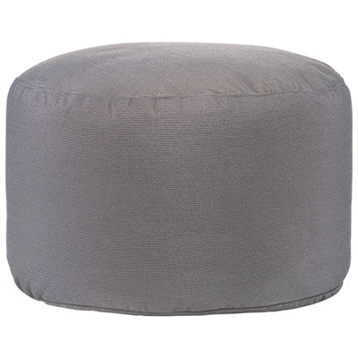 Pouf En Polyester Soleil De Gouchee Home - Anthracite