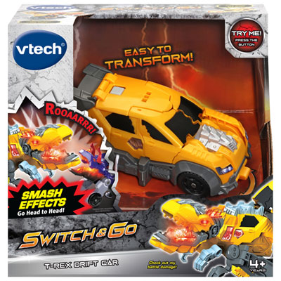Image of VTech Switch & Go T-Rex Drift Car - English