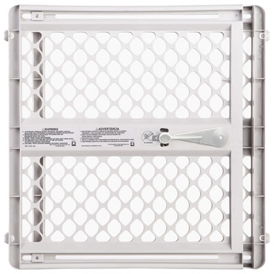 North States Supergate Classic Pressure-Mounted Safety Gate - Light Grey