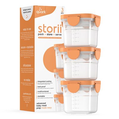 Image of Quark Storii Baby Food Storage Container - 3-Pack