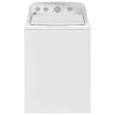 Open Box (Perfect Condition) - GE 5.0 Cu. Ft. (IEC) Top Load Impeller Washer with SaniFresh and Infusor - Energy Star (GTW550BMRWS) - White