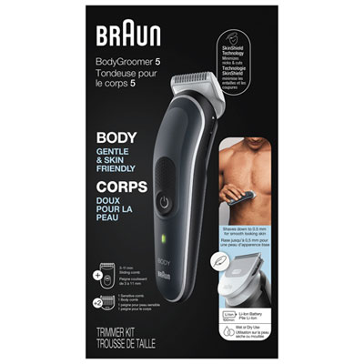 Image of Braun Body Groomer 5 Wet/Dry Cordless Grooming Kit (BG5340)