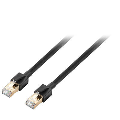 Câble Ethernet Cat7 De 7,6 M (25 Pi) D'insignia - Noir - Exclusivité De Best Buy