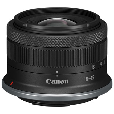 Canon RF 18-45mm f/4.5-6.3 IS STM Lens - Black Grossly overpriced unless it comes with the camera, and even then its too expensive