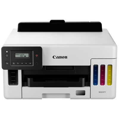 Canon PIXMA Maxify GX5020 Wireless Supertank Inkjet Printer I didn't read specifics but having a prior positive experience with Canon I expect that should something do go wrong, Canon will stand by your side