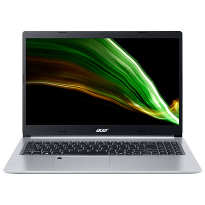 Image of Acer Aspire 5 15.6   Laptop - Silver (AMD Ryzen R5 5500U/1TB SSD/16GB RAM/Windows 11)